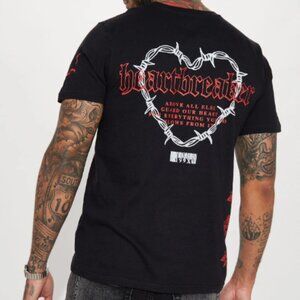 Heartbreaker Short Sleeve Graphic Tee - Black